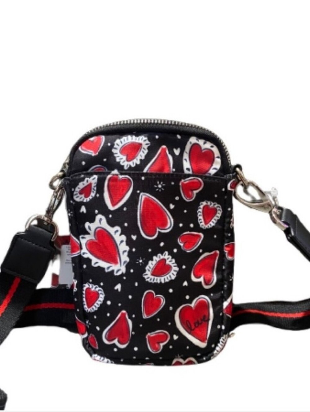 Brighton- Hearts ♥️ A Flutter Utility Bag-Crossbody 🖤🤍 - Picture 7 of 7